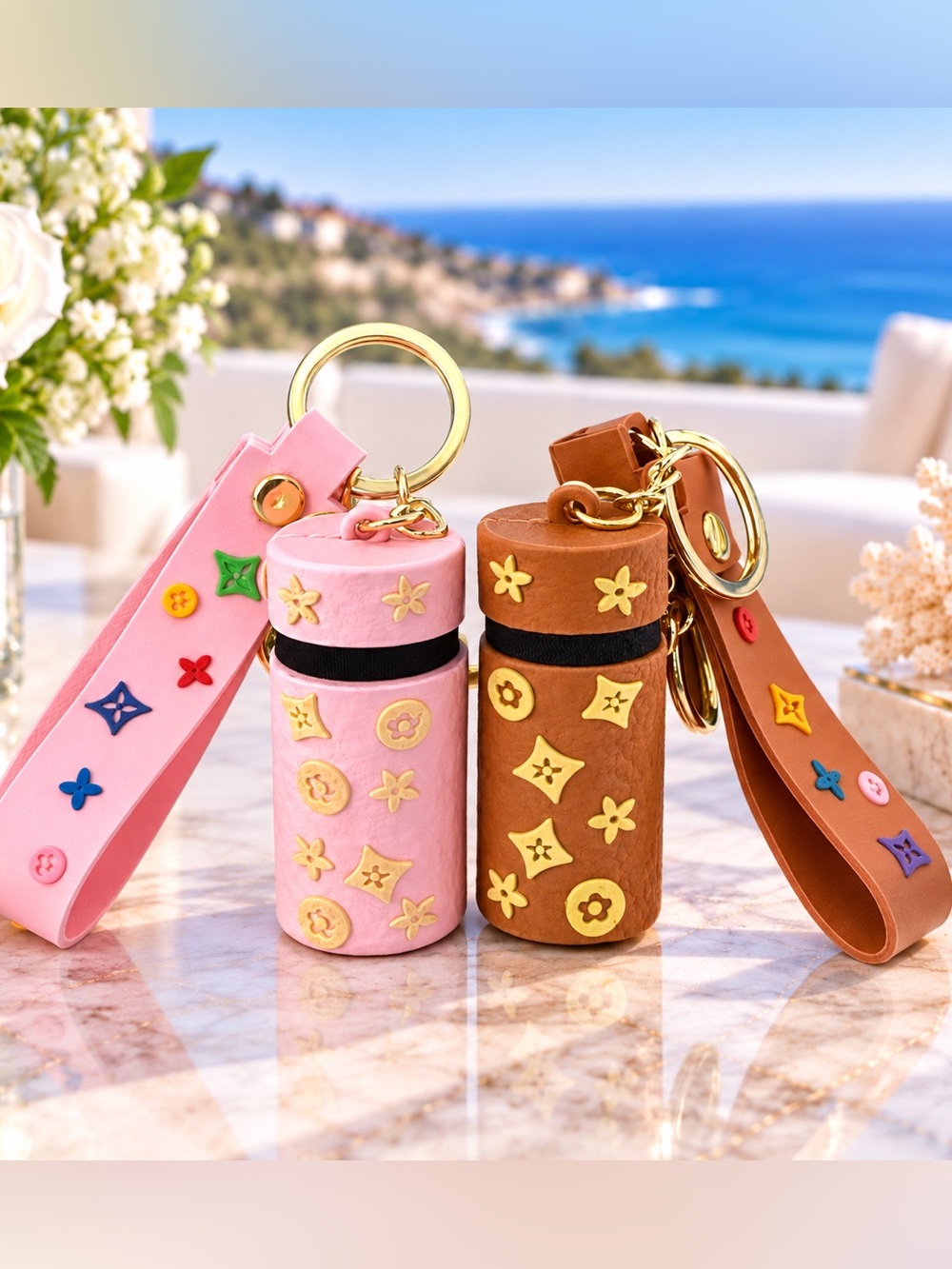 2 Colorful Keychain Set